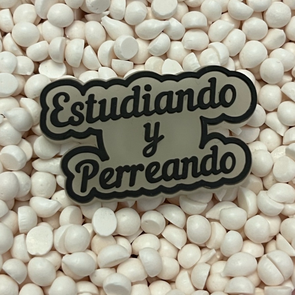 BAD BUNNY 🐰“Estudiando y Perreando” Custom Shoe Charm